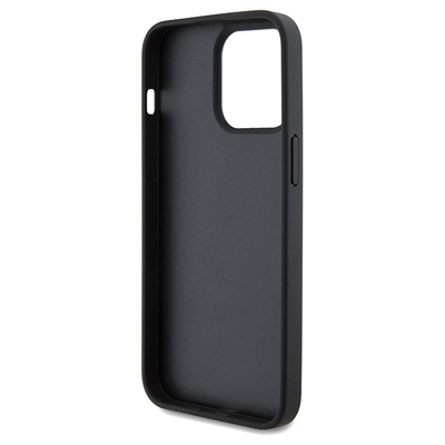 Ferrari Leather Stitched Lines case for iPhone 15 Pro Max - red