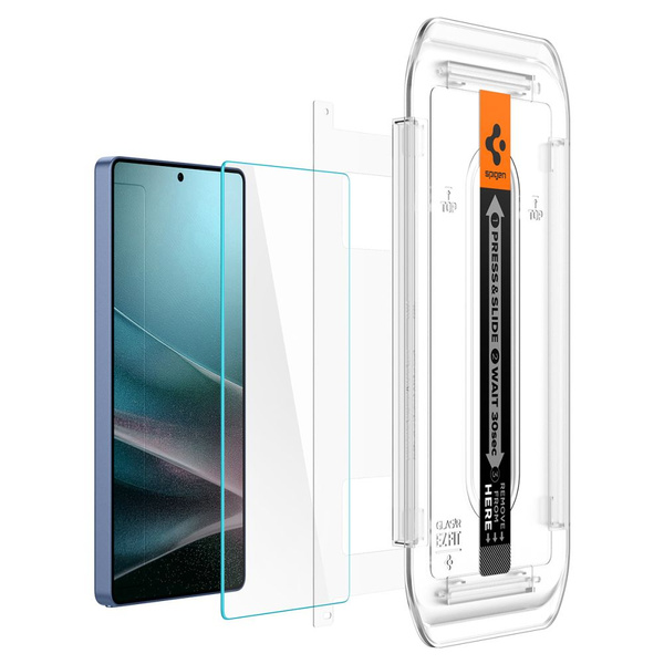 Spigen Glas.tR EZ FIT Panzerglas 2er-Pack für Samsung Galaxy S25 Ultra – transparent