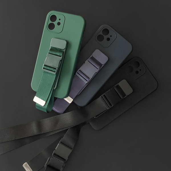 Seilhülle Gelhülle mit einer Kette Lanyard Tasche Lanyard iPhone 13 Pro rosa