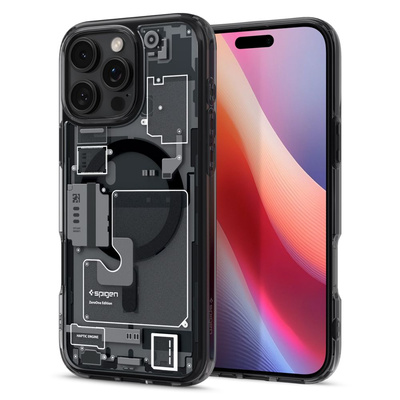 Spigen Ultra Hybrid Mag Zero One Hülle mit MagSafe für iPhone 16 Pro – Dunkelgrau
