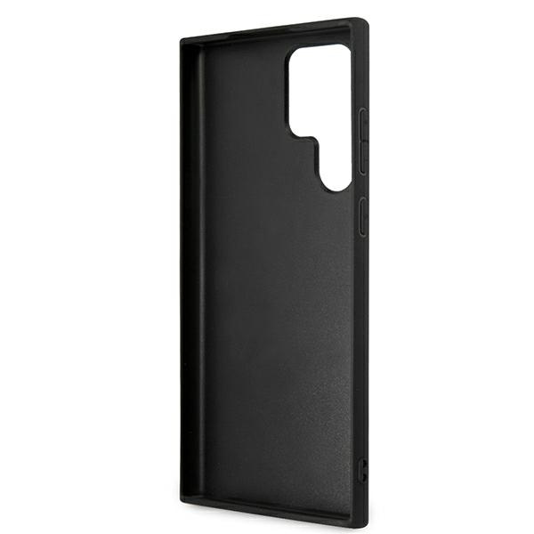 Etui Guess 4G Big Metal Logo na Samsung Galaxy S22 Ultra - szare