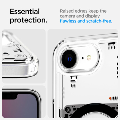Spigen Ultra Hybrid MagSafe Case für iPhone 16e Neo One - Transparent