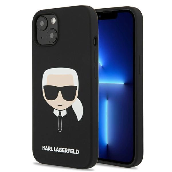 Karl Lagerfeld KLHCP13SSLKHBK iPhone 13 mini 5,4" czarny/black hardcase Silicone Karl's Head