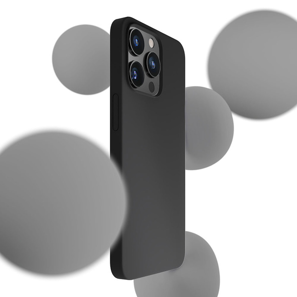 Etui 3mk Silicone Case na iPhone 15 Pro - czarne
