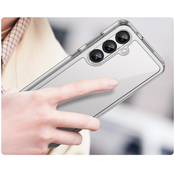 Outer Space Case for Samsung Galaxy A36 Cover with Flexible Frame - Transparent