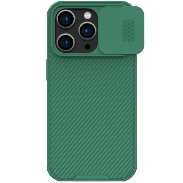 Nillkin CamShield Pro Case iPhone 14 Pro Armored Cover Camera Protector Green