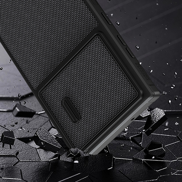 Nillkin Textured S Case for Samsung Galaxy S22 Ultra armored cover with camera cover blue