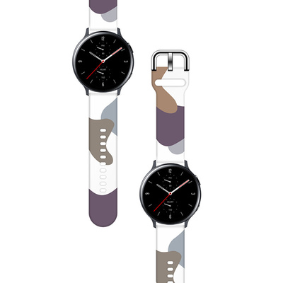Strap Moro für Samsung Galaxy Watch 40 / 41 / 42 / 43 / 44 mm Silikonarmband Uhrenarmband - Muster 9