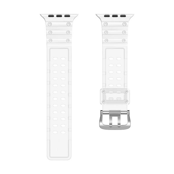 Pasek Strap Triple Protection do Apple Watch 42 / 44 / 45 / 49 mm opaska bransoleta - przezroczysty