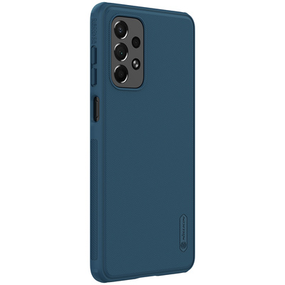Nillkin Super Frosted Shield Pro durable case cover for Samsung Galaxy A73 blue