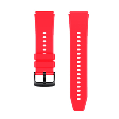 Silicone Strap for Huawei Watch GT 2 / 3 / 4 / 2 Pro / 3 Pro / 4 Pro / GT 2e - Red